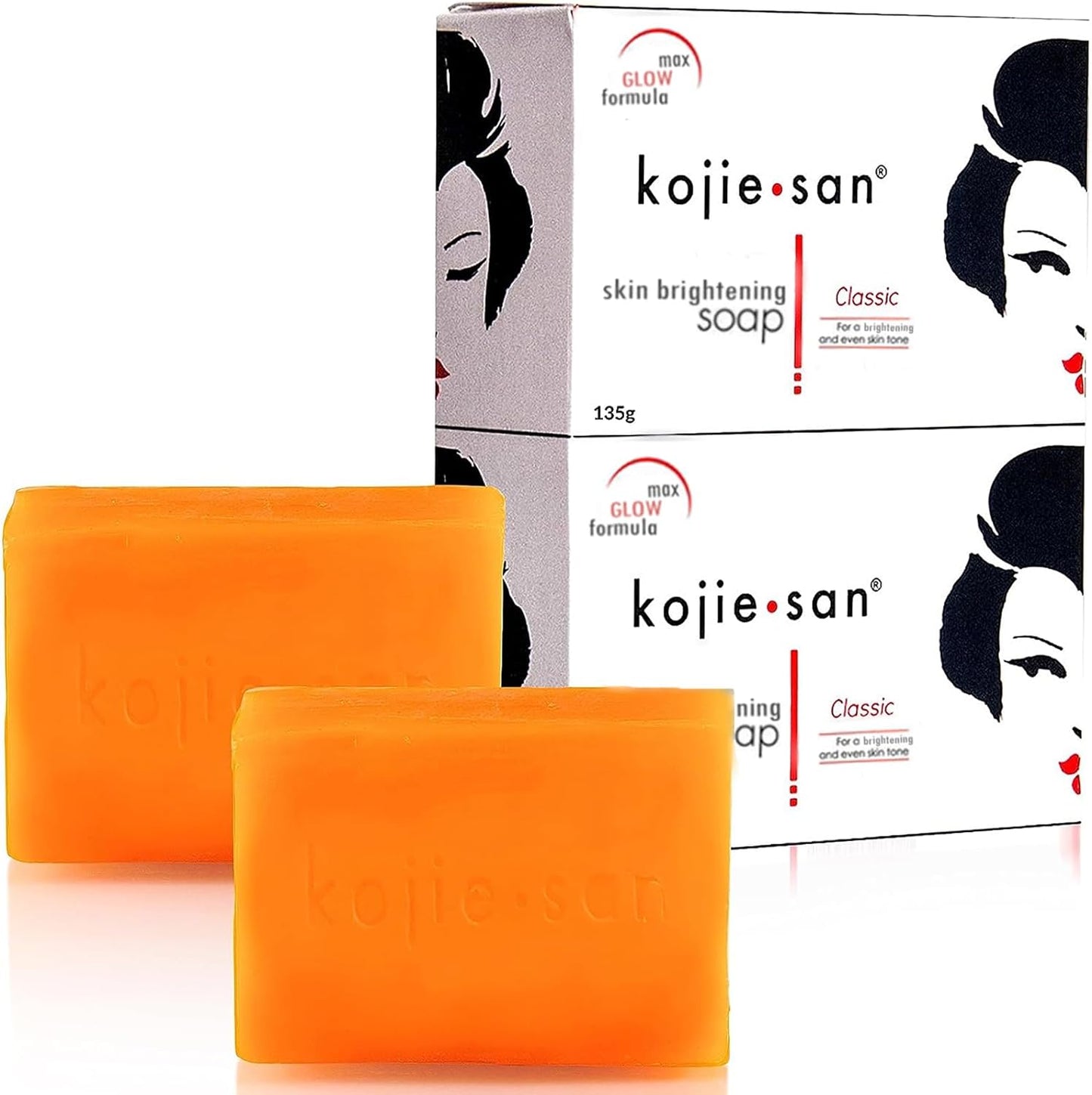 Kojie San 3 x 65G Kojie San Skin Kojic Acid Lightening Soap in Industry-leading Frustration Free Packaging