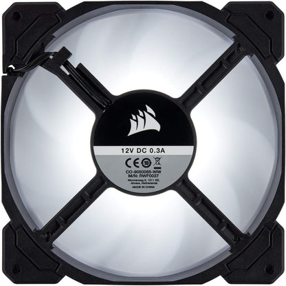 CORSAIR AF140 LED Low Noise Cooling Fan, Dual Pack - White, 140 mm