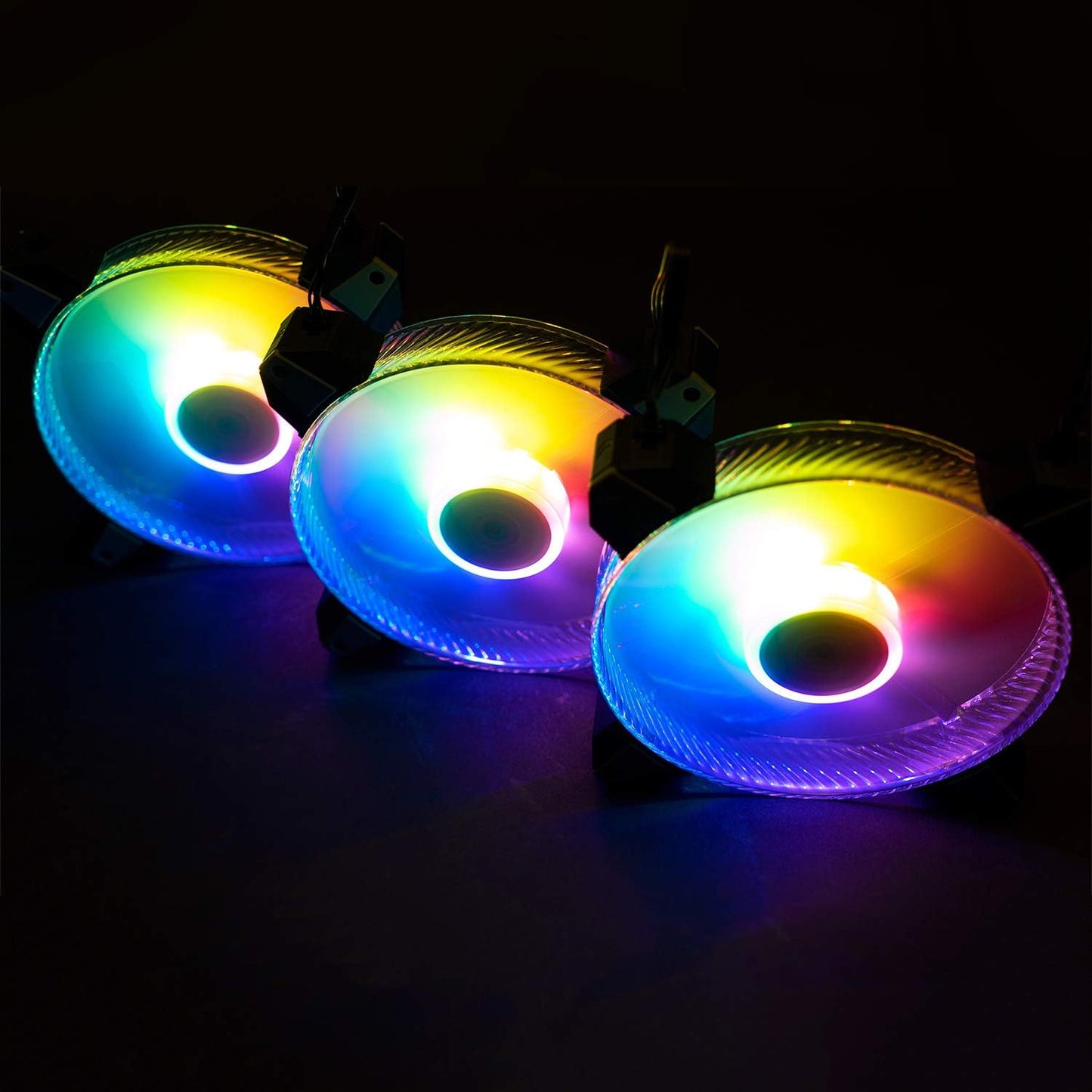 IN WIN Inwin Saturn 120mm ADDRessable RGB Triple Fan Kit (Controller Included)