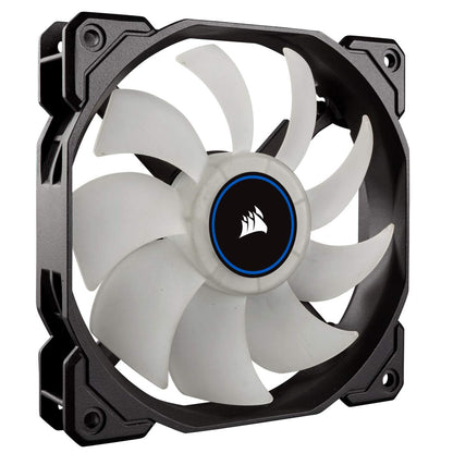 CORSAIR AF140 LED Low Noise Cooling Fan, Dual Pack - White, 140 mm