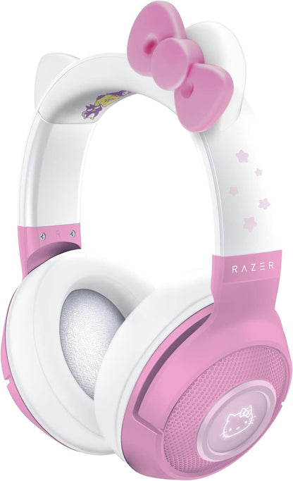 Razer Kraken Quartz Edition - Gaming Headphones for PC, PS4, Xbox One and Switch with 50 mm Drivers and Cooling Gel-Infused Cushions - Pink