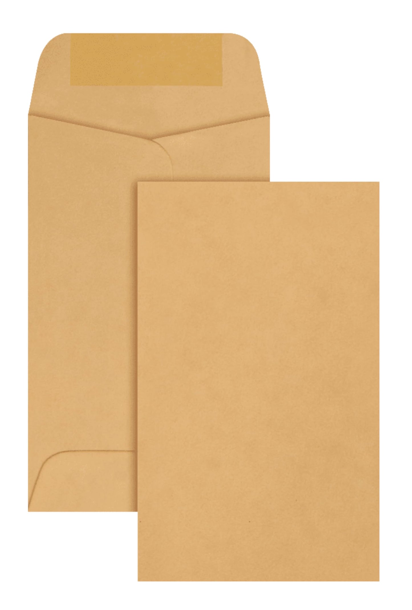 Quality Park #1 Coin And Small Parts Envelope With Gummed Flap For Home Or Office Use, 28 Lb. Brown Kraft, 2-1/4 X 3-1/2, 500 Per Box (50162)