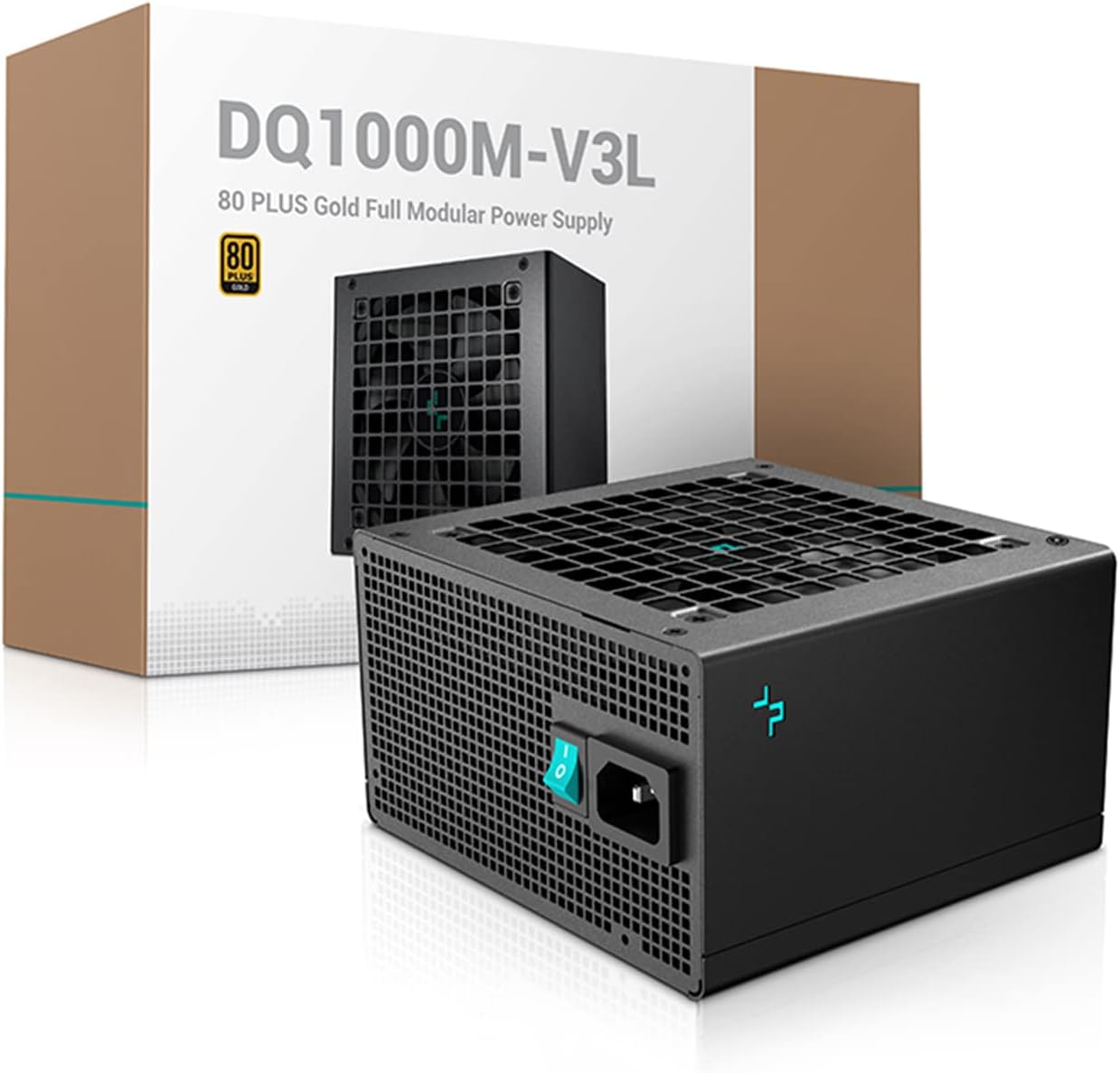 Deepcool DQ1000M-V3L 1000 Watt, 80 Plus Gold Fully Modular Power Supply/PSU for Gaming PC - R-DQA00M-FB0B-UK - CaveHubs