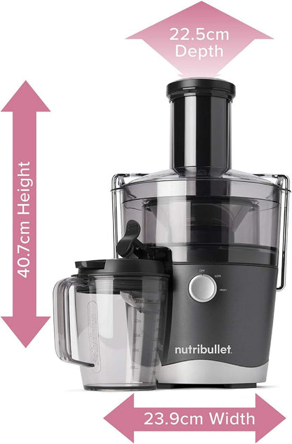 Nutribullet 01515 Centrifugal Juicer, 800 W, Graphite