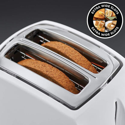 Russell Hobbs 21641 Textures 2-Slice Toaster, 700-850 W, Black