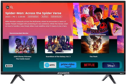 AVANOS LED Smart TV,55 Inch, 4K UHD Android 11.0, T2S2, A+ Screen, WiFi, Dolby Vision, Netflix, YouTube, Prime Video, HDMI, USB (EDGELESS FRAME) (55)