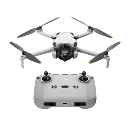 DJI Mini 4 Pro Fly More Combo Plus (DJI RC 2), Folding Mini-Drone 4K HDR Camera, 2 Extra Intelligent Batteries Plus for 45-Min Flight Time, MOIAT Certified - UAE Version