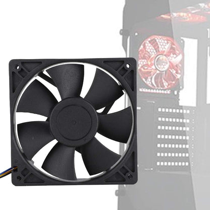 Cooling Fan, Automatic Speed Control PWM Cooling Fan, 4Pin Cooling Fan, for Extreme Heat Dissipation/Server Using