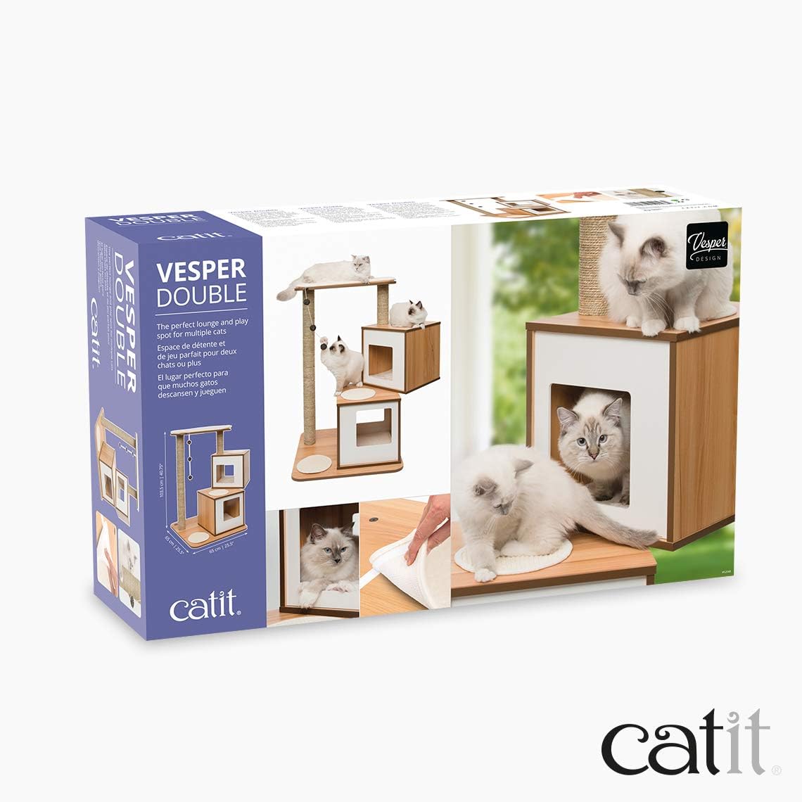 Vesper High Base Extra Large Cat Tree, Cat Furniture, 52060