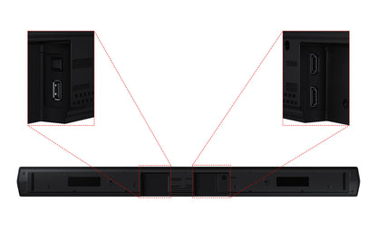 Samsung 3.1Ch Wireless Soundbar with Dolby Digital/DTS Virtual:X In Built Subwoofer Bluetooth Connectivity - HW-B650/ZN