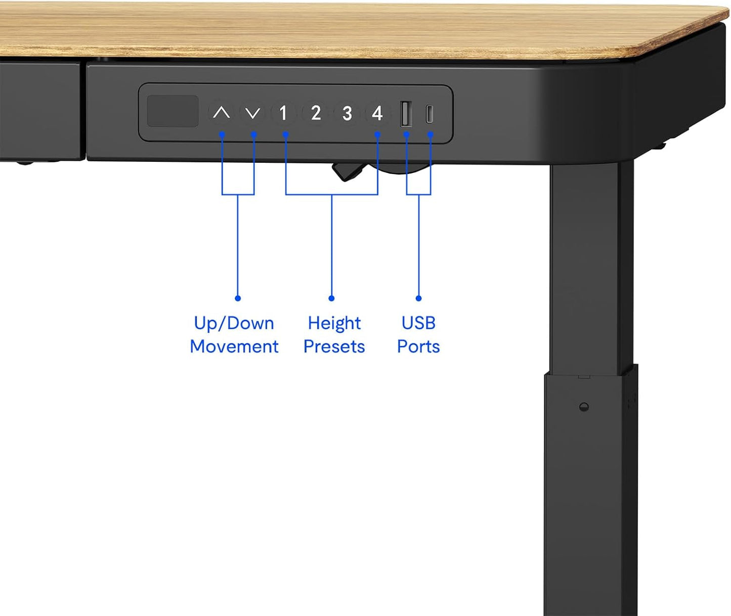 FLEXISPOT Electric Standing Desk, Height Adjustable Desk with Drawer 48 x 24 Inches White Desktop & Adjustable White Frame Quick Install Computer Workstation (USB Charge Ports, 4 Persets)