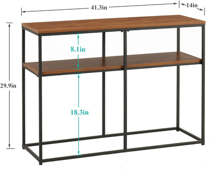 VECELO Modern Versatile Nightstands X-Design Side End Table Night Stands for Bedroom Nightstand Bedside End Tables with Drawer Storage, Rustic Brown Bedroom