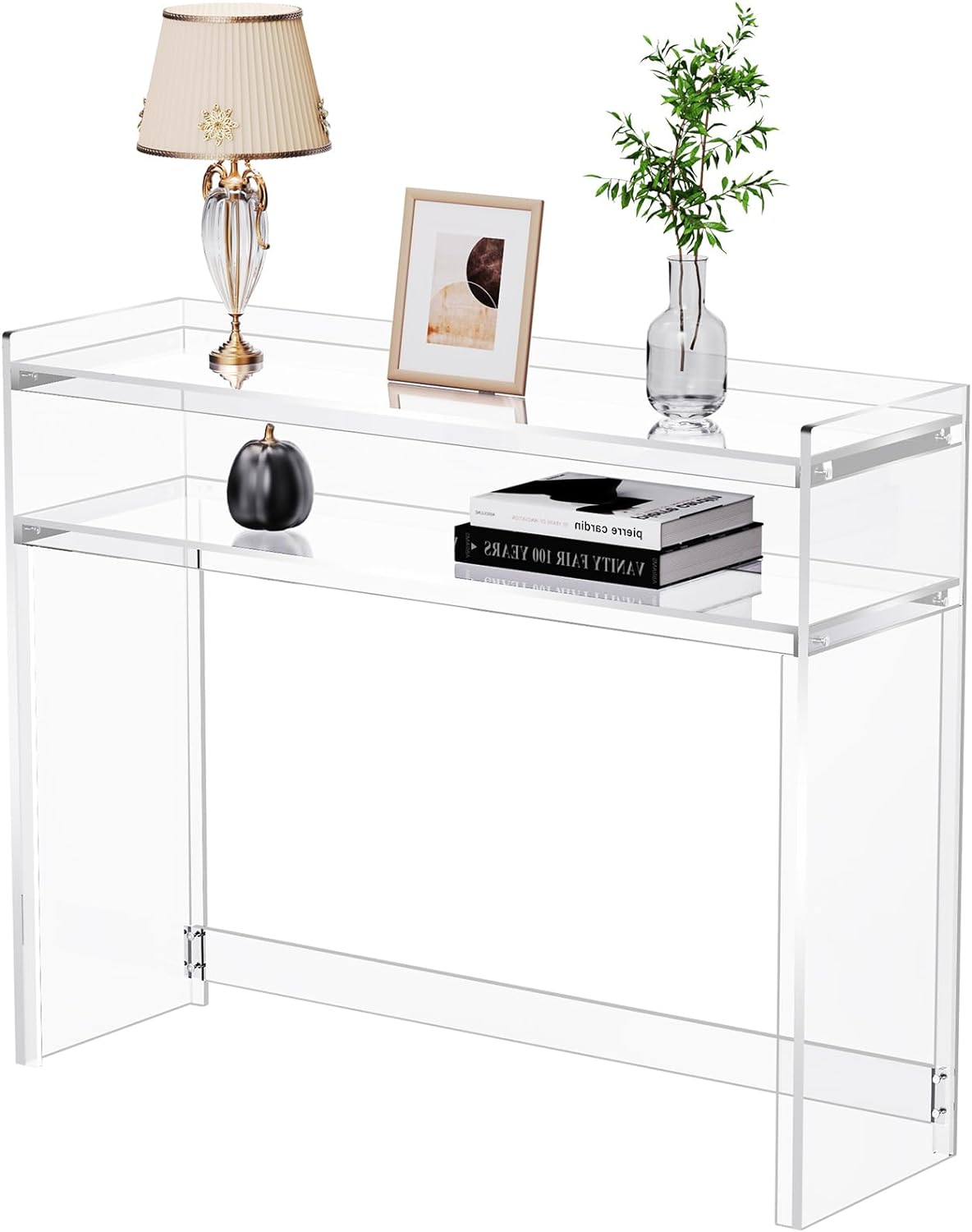 solaround Acrylic Console Table, 100 x 30 x 80 cm, Clear