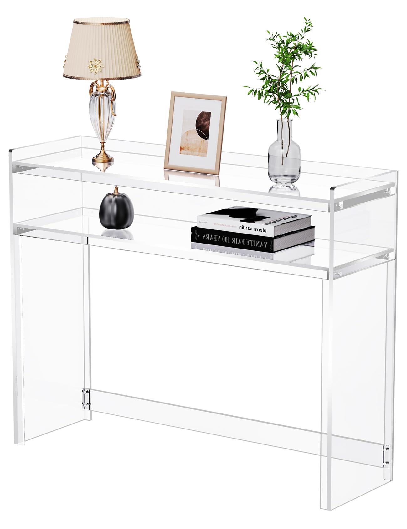 solaround Acrylic Console Table, 100 x 30 x 80 cm, Clear