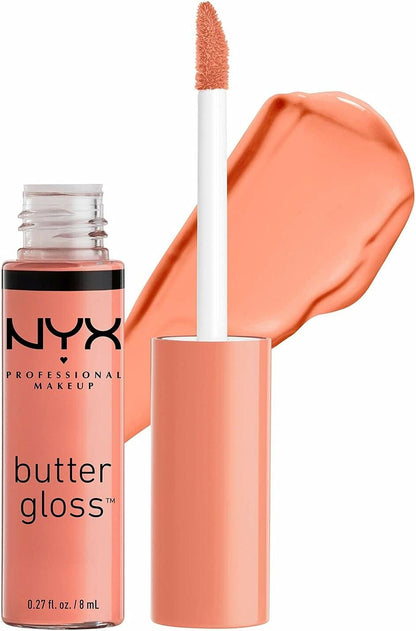 NYX PROFESSIONAL MAKEUP Butter Gloss, Strawberry Parfait, 0.27 Ounce