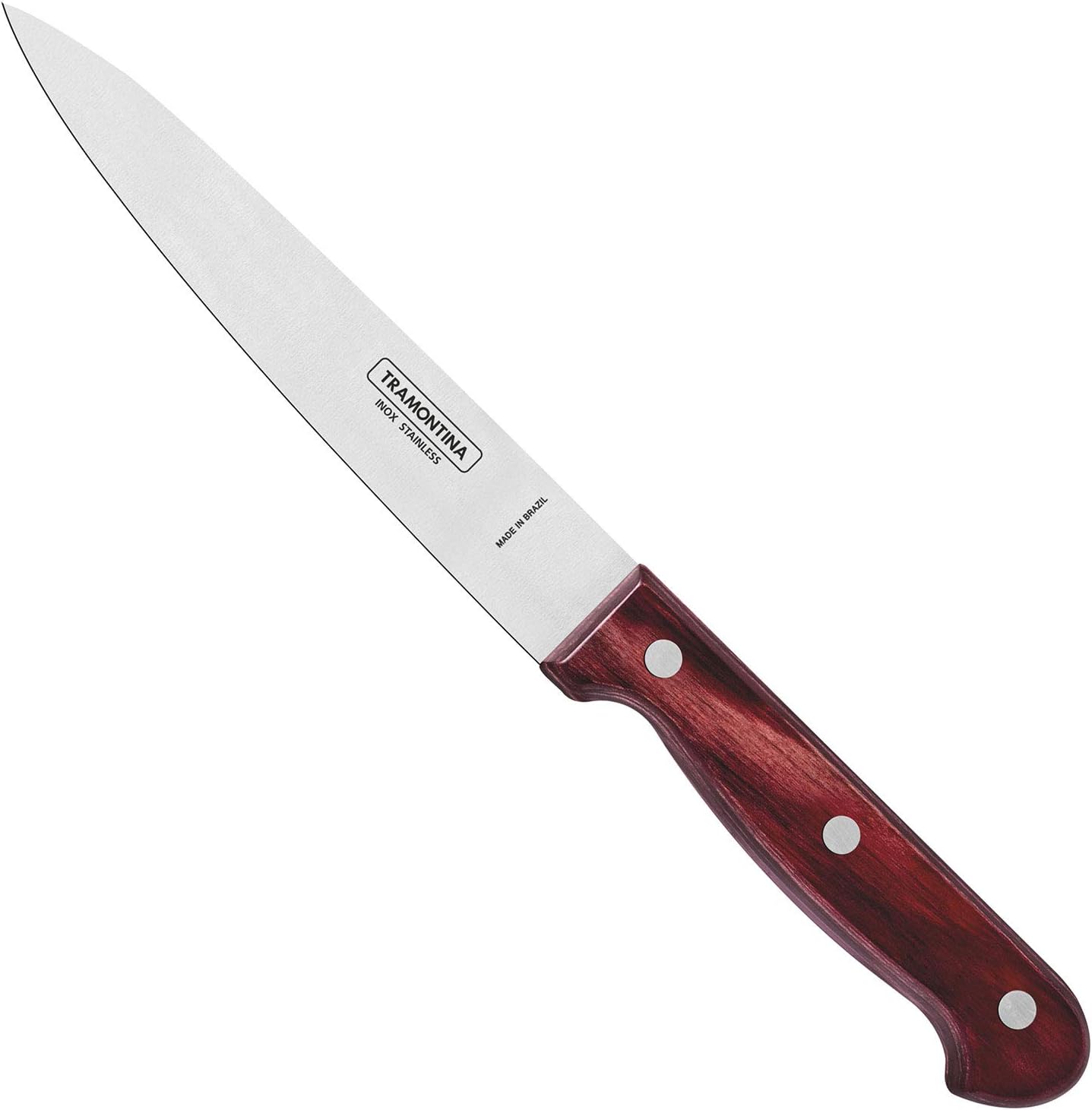 Tramontina Polywood 6 Inches Chef Knife with Stainless Steel Blade and Dishwasher Safe Treated Handle