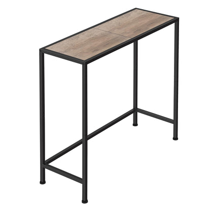 Console Table for Entryway Small Tables, Black Narrow Console Hallway Table Living Room Furniture, Thin Side Table Back of Sofa Skinny Behind Couch Table, Entrance Table for Entryway Foyer Bedroom