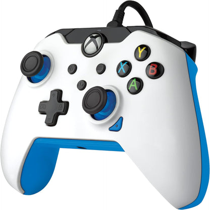 PDP Wired Controller Ion White for Xbox Series X|S, Gamepad, Wired Video Game Controller, Gaming Controller, Xbox One, Officially Licensed - Xbox Series X