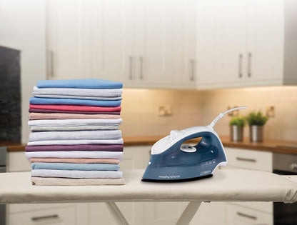 Morphy Richards 300277 Breeze Steam Iron With Ceramic Soleplate, Blue"Min 1 year manufacturer warranty"