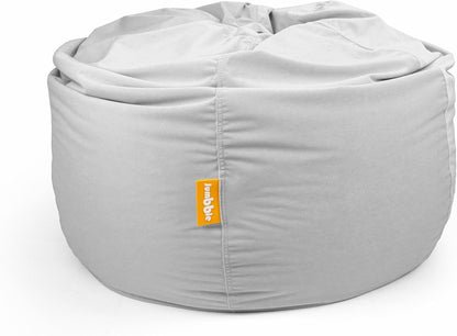 Jumbble Nest Soft Suede Bean Bag with Filling | Cozy Bean Bag Best for Lounging Indoor | Kids & Adult | Soft Velvet Fabric | Filled with Polystyrene Beads (Blue, Large)