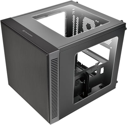 Thermaltake Suppressor Mini Itx Cube Chassis Ultra Quiet Gaming Silent Computer Case Ca-1E6-00S1Wn-00