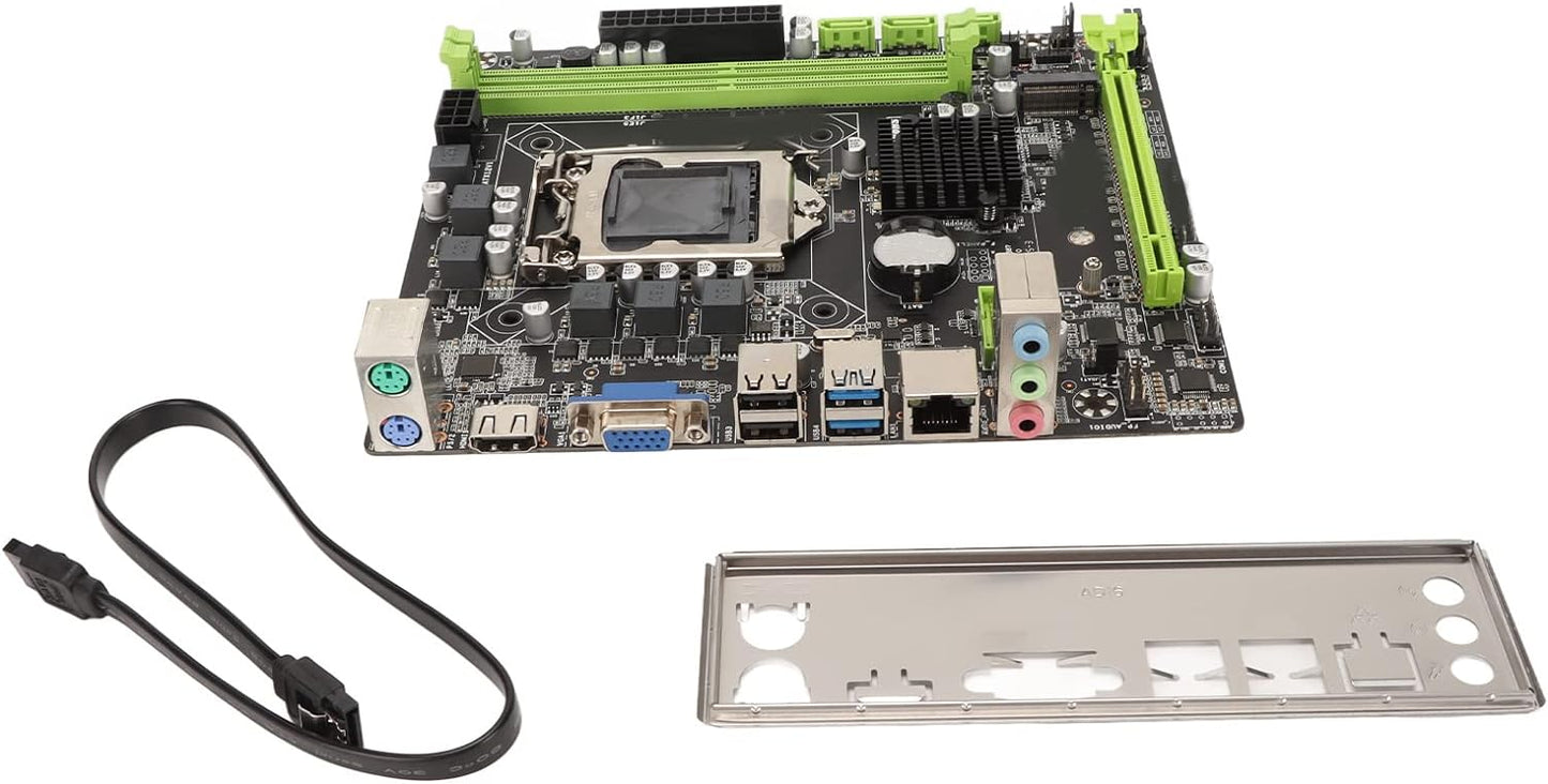 H310B Motherboard LGA 1151, DDR4 Memory Computer Motherboard with HDMI, VGA, M.2, Integrated Gigabit Network Card, M ATX Motherboard with SATA3.0, USB3.0