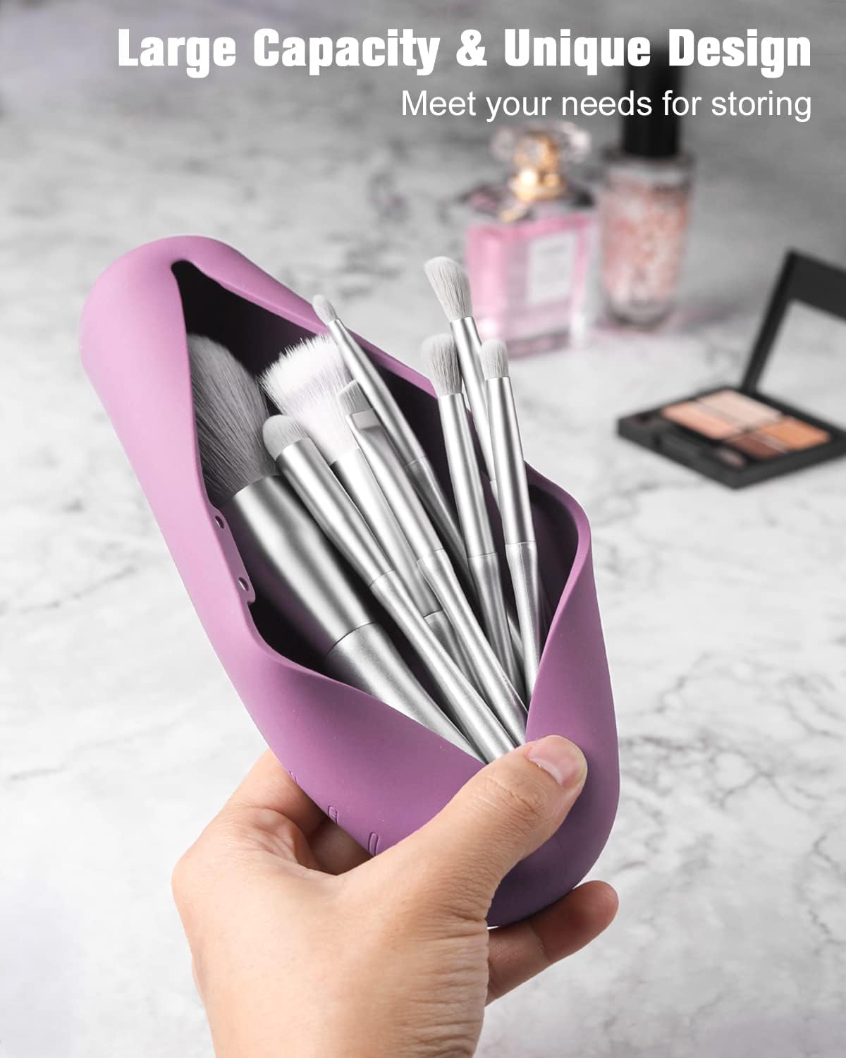 FERYES Travel Makeup Brush Holder