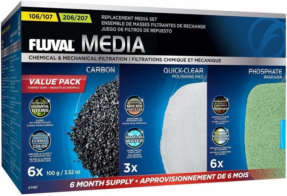 Fluval 106/107 & 206/207 Filter Media Value Pack