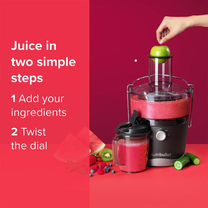 Nutribullet 01515 Centrifugal Juicer, 800 W, Graphite