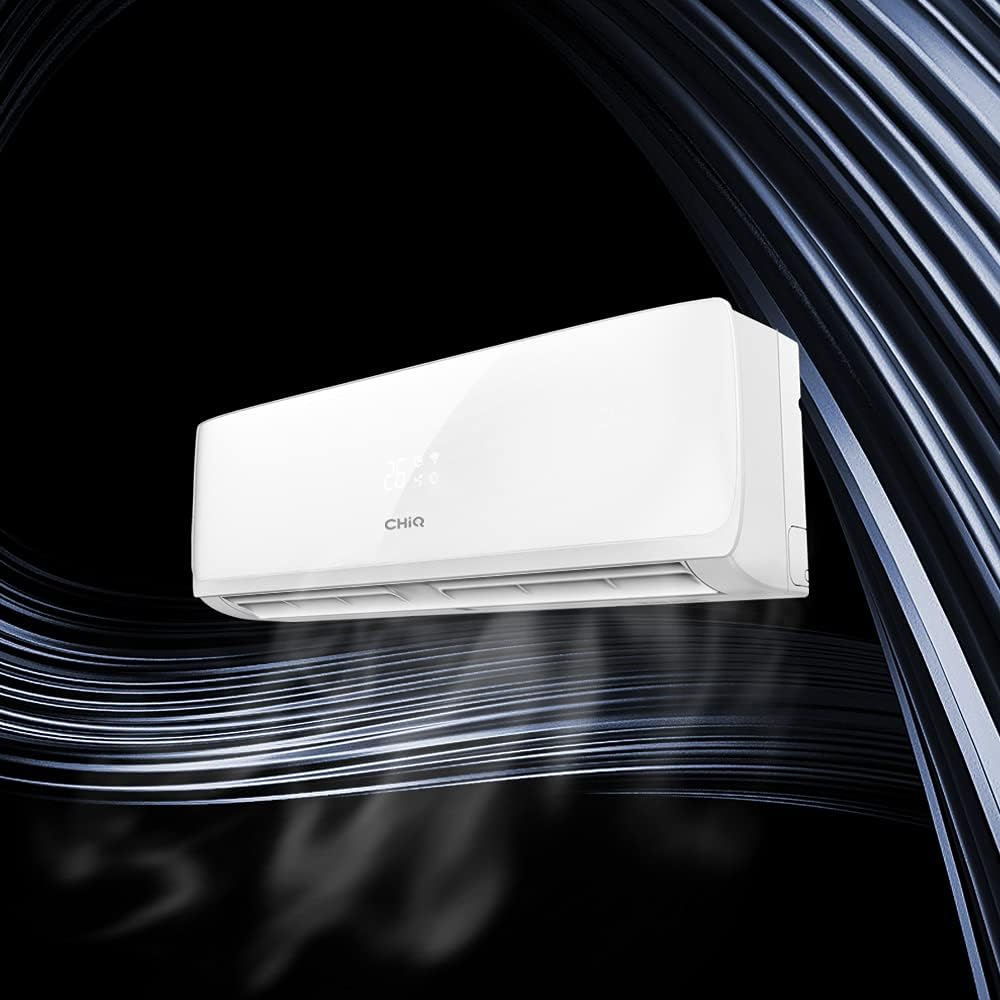 CHiQ CSC3-18K 1.5 Tons Split Air Conditioners (White),T3 Tropical,Fast Cooling,4-Way-Swing,Auto Restart,Energy Saving and Efficient,Sleep Mode,1 Year Warranty