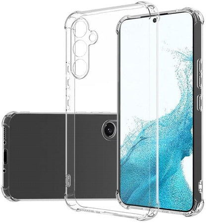 Zubitech Samsung Galaxy A54 5G Clear Cover Case soft TPU Transparent Silicone Rubber Back Protective Case shock Absorbent Reinforced Corner for Samsung Galaxy A54 5G Clear - CaveHubs