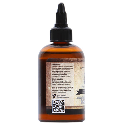 Sunny Isle Jamaican Black Castor Oil Beard Oil 4Oz