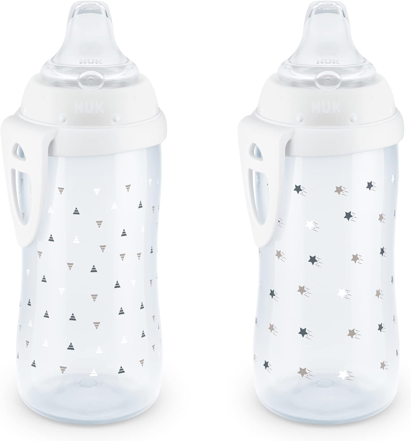 NUK Active Sippy Cup, 10 oz, 2 Pack, 12+ Months, Timeless Collection, Amazon Exclusive