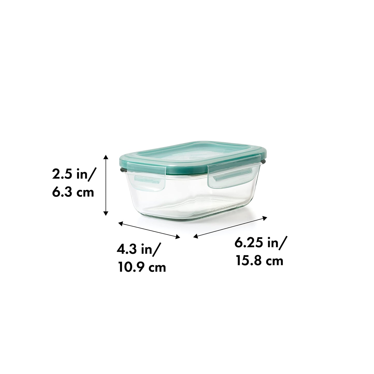 OXO Good Grips 7 Cup Smart Seal Glass Round Food Storage Container