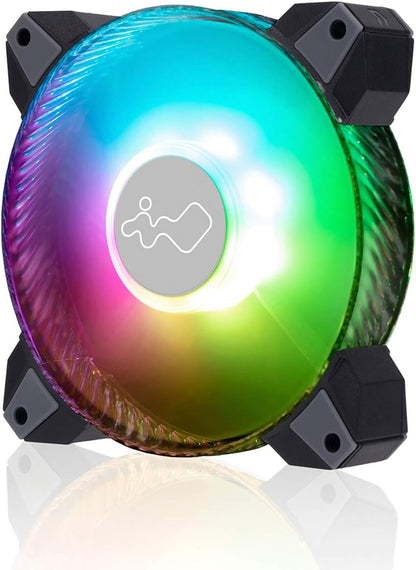 IN WIN Inwin Saturn 120mm ADDRessable RGB Triple Fan Kit (Controller Included)