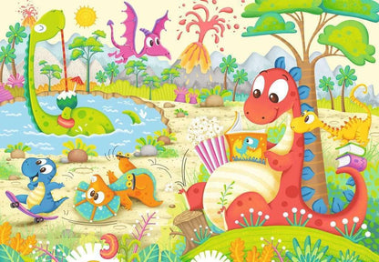 RAVENSBURGER Puzzle 05246 Ravensburger Favourite Dinos-2 x 12 Pieces Puzzle for Children from 3 Years