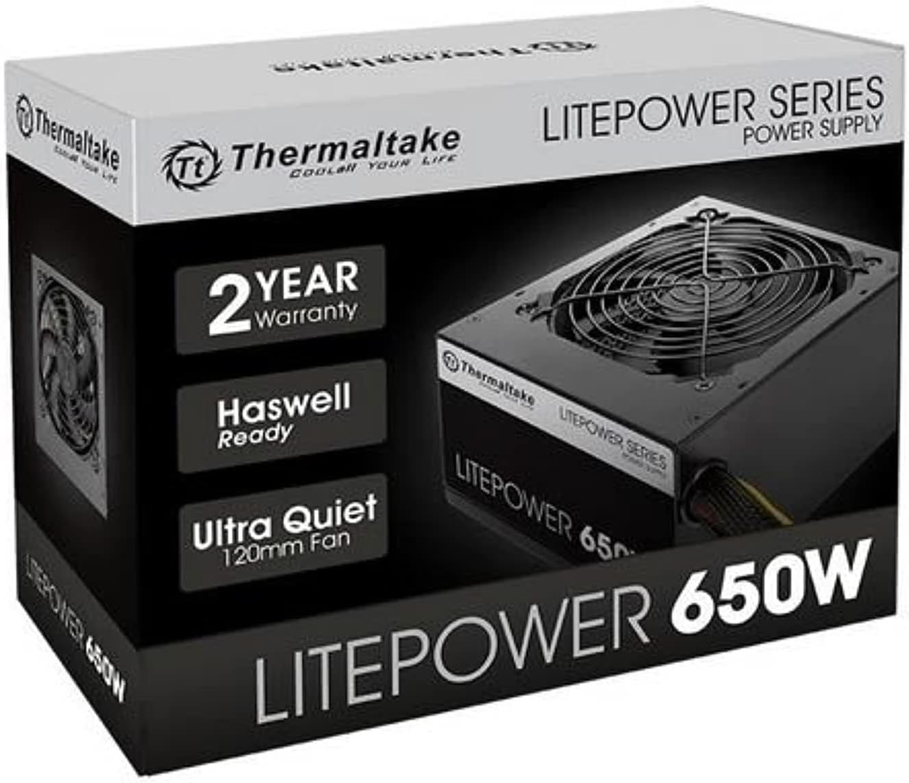 Thermaltake 650 Yes Power Supply (PS-LTP-0650NPCNUS-F) - CaveHubs