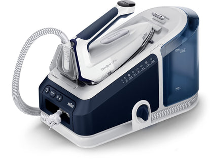 Braun CareStyle 7 Pro Steam Generator Iron with FreeGlide 3D Technology, Smart iCareMode, Ironing, Anti Drip, Detachable 2L Water Tank, Auto-Off, 2700 Watts, IS 7286 Black