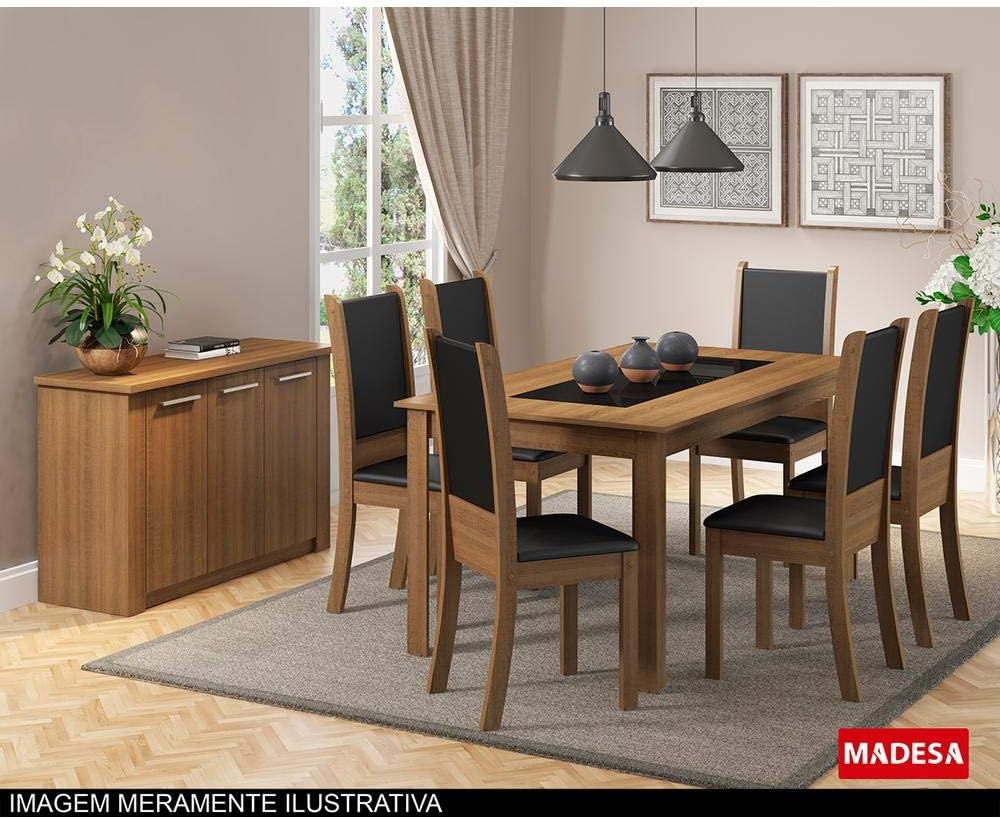 MADESA Buffet Sideboard with 3 Doors, Dining Room Furniture, Wood, 119 x 79 x 42 Cm – Brown