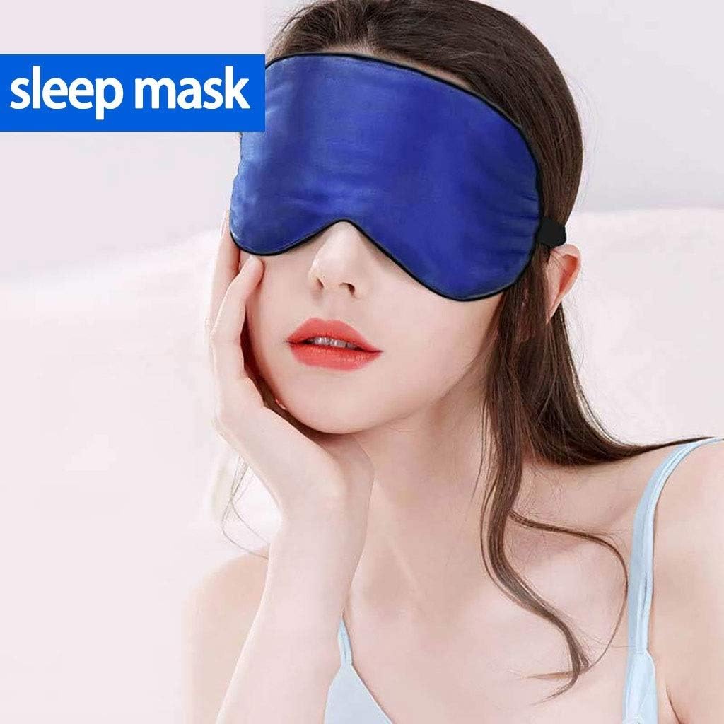 Shelf Sleep Mask Sleep Eye Mask Men's 3D Sleep Shading Double-sided Adjustable Breathable Travel Light Blindfold Men And Women Eye mask (Color : Pink),Colour:Gray (Color : Black)