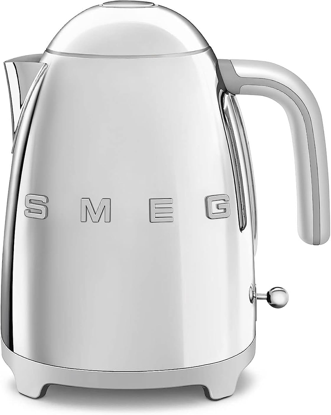 Smeg Klf03RgUK, 50'S Retro Style Kettle, 1.7 L Capacity With Water Level Indicator, 360 Swivel Base, Anti-Slip Feet, Soft Opening Lid, Stainless Steel, Rose Gold,1 Year Warranty