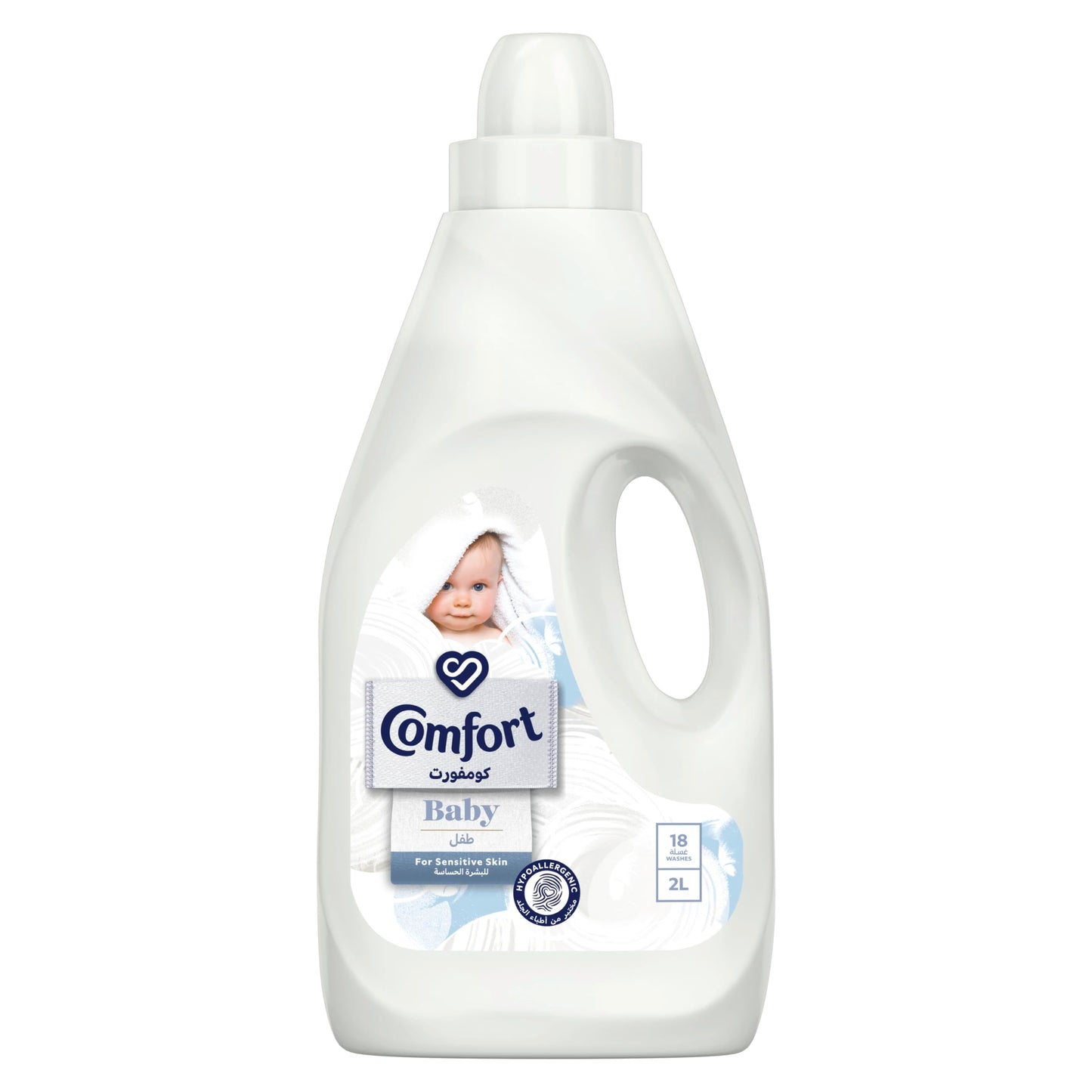 COMFORT Baby Concentrated Fabric Conditioner, dermatologically tested for sensitive skin, 1L x 12