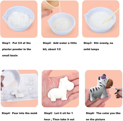 Painting Kits for Kids Crafts, Mould and Paint Cute Pets Arts and Crafts Toy, DIY Kit (Universe)