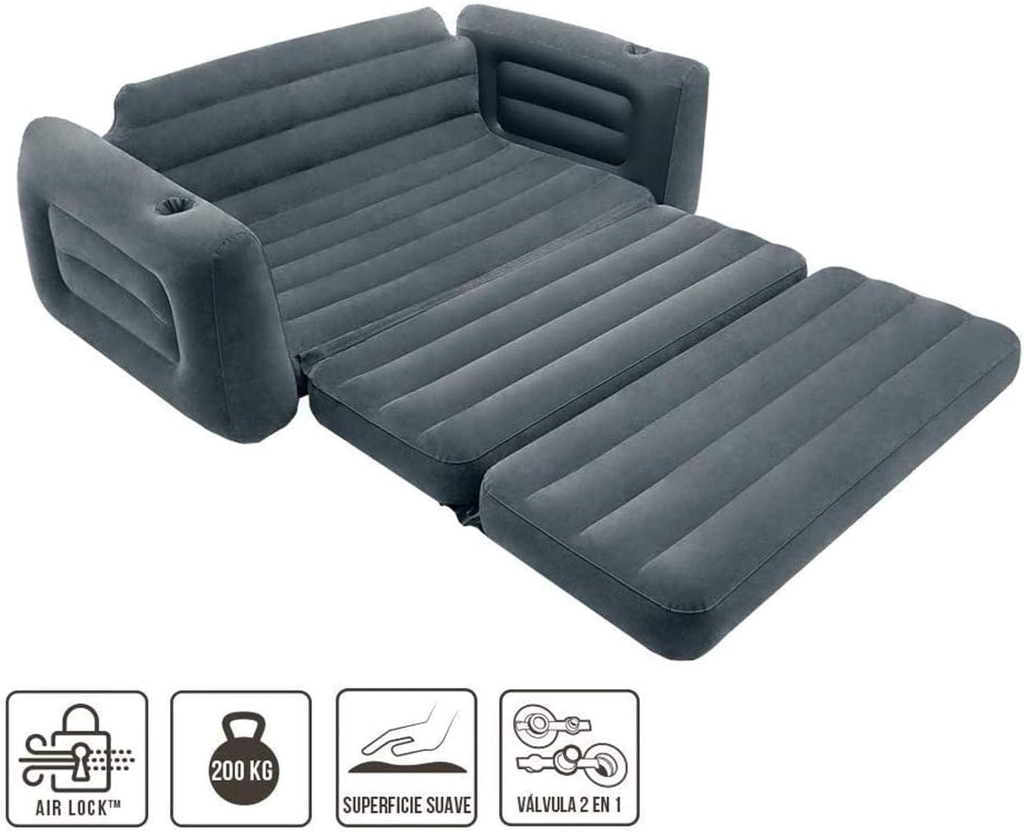 Intex 66552 Schlafsofa 203 x 224 x 66 cm