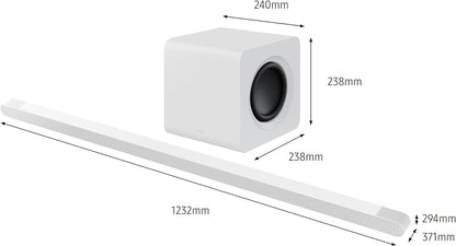 Samsung 3.1Ch Wireless Soundbar with Dolby Digital/DTS Virtual:X In Built Subwoofer Bluetooth Connectivity - HW-B650/ZN