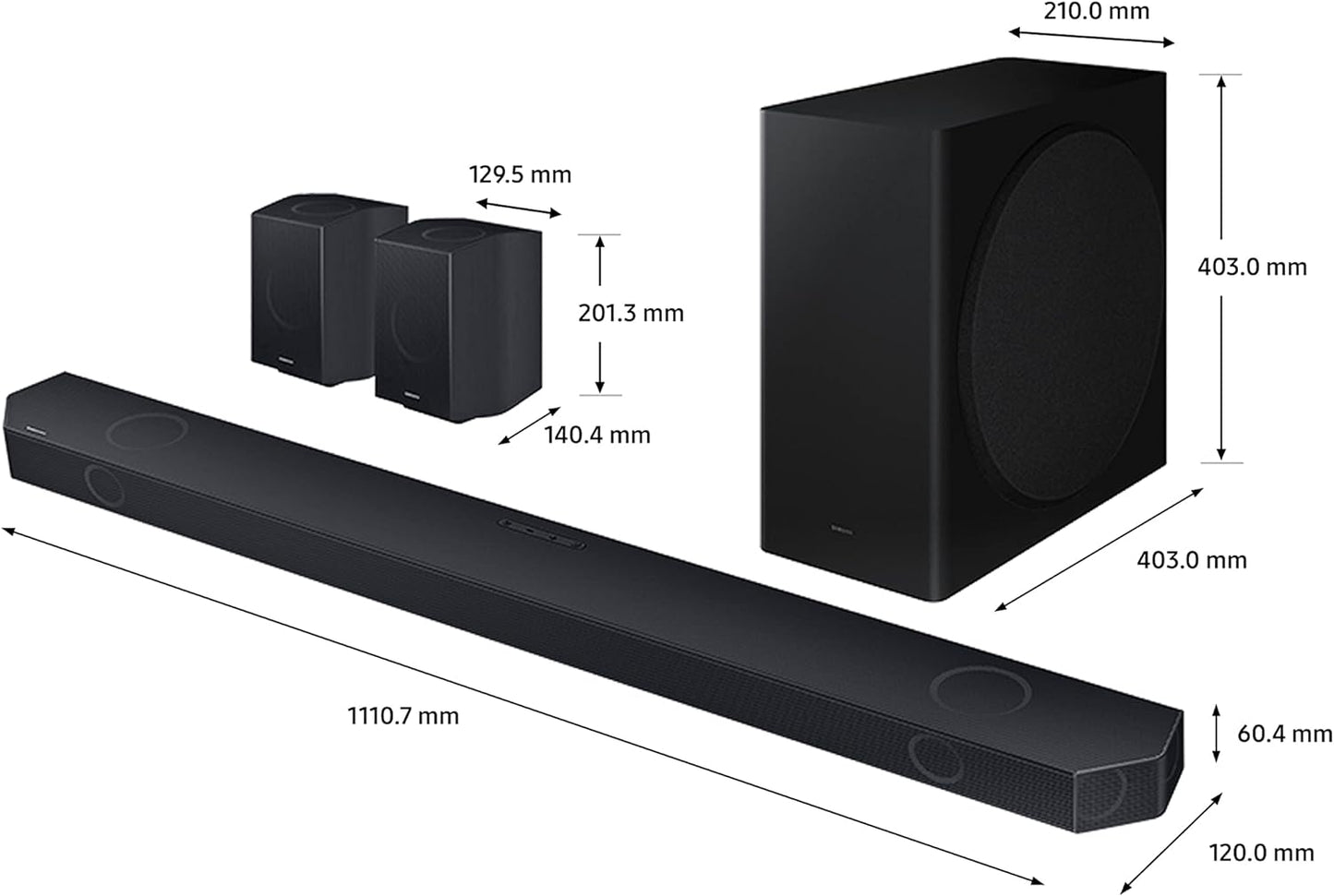 Samsung 3.1Ch Wireless Soundbar with Dolby Digital/DTS Virtual:X In Built Subwoofer Bluetooth Connectivity - HW-B650/ZN