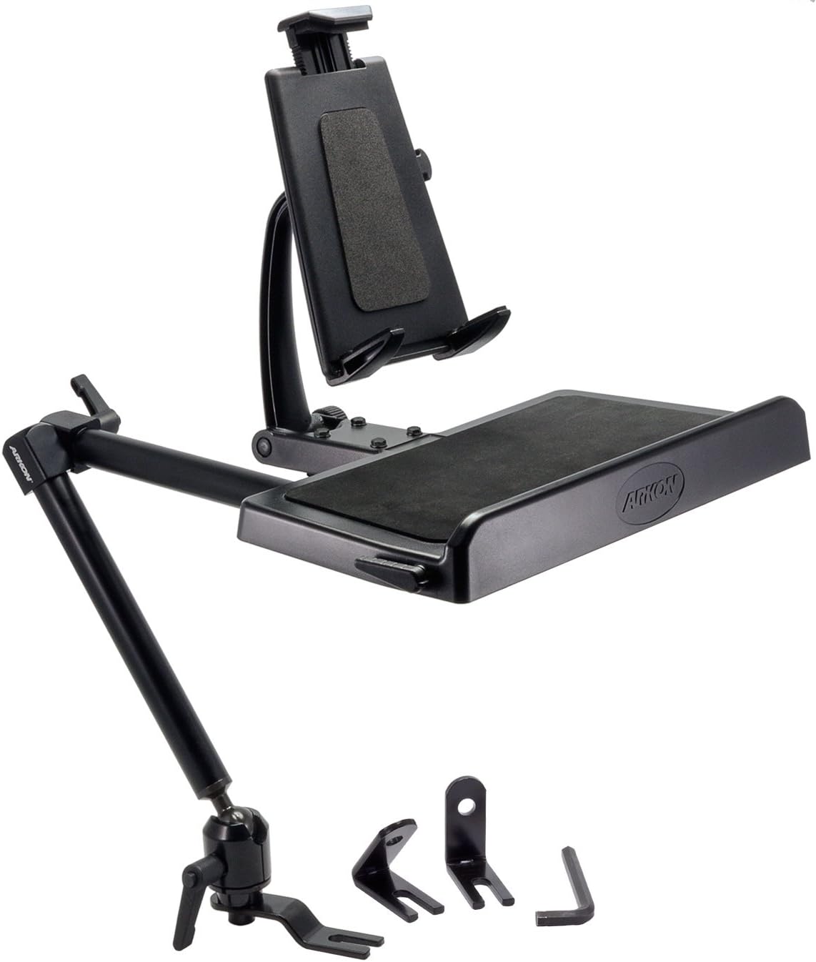 ARKON Mounts Heavy Duty Tablet and Keyboard Tray Combo Car Mount, TCMHD001