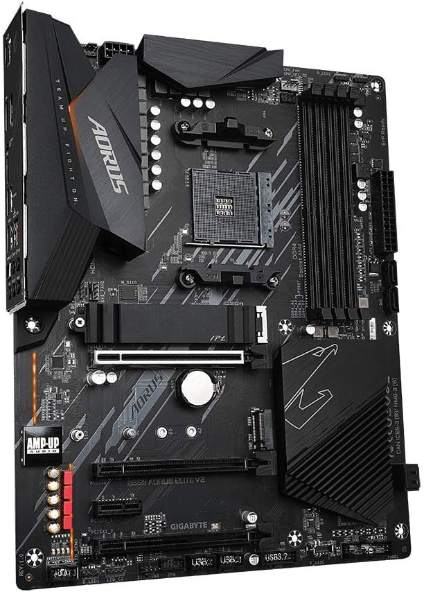 GIGABYTE B650 AORUS Elite AX (AM5/ LGA 1718/ AMD B650/ ATX/ 5-Year Warranty/ DDR5/ M.2/ PCIe 5.0/ USB 3.2 Gen2X2 Type-C/WiFi 6E/ 2.5GbE LAN/Q-Flash Plus/EZ-Latch/Gaming Motherboard)