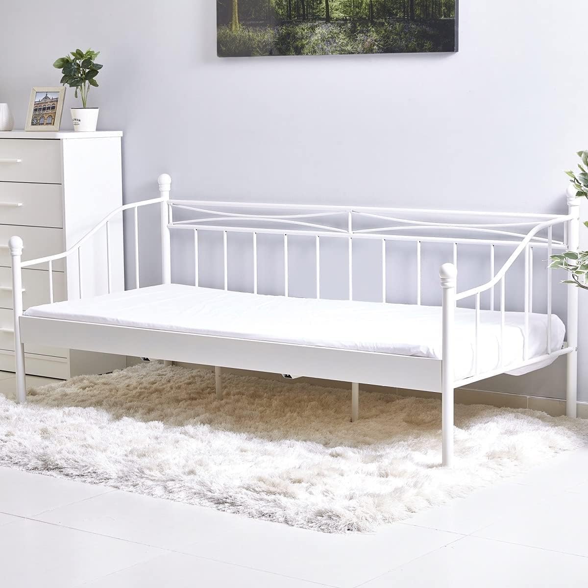 Home Box Vanilla Isabella Single Day Bed - 90x200 cms