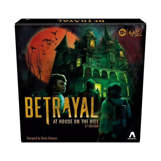 Hasbro Gaming Avalon Hill Betrayal at The House on The Hill 3rd Edition Cooperative Board Game, Ages 12 and Up, 3-6 Players, 50 Chilling Scenarios